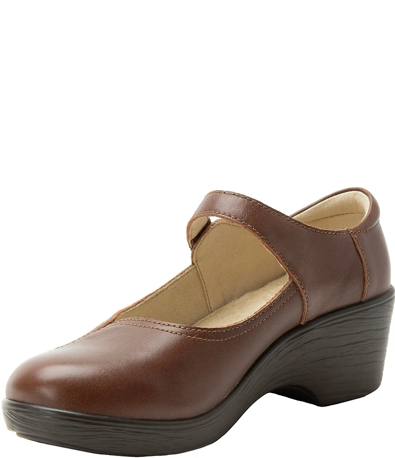 Alegria Saylar Leather Mary Jane Pumps