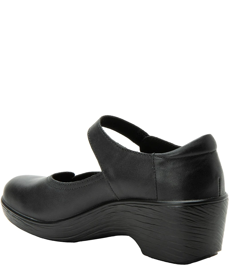 Alegria Saylar Leather Mary Jane Pumps