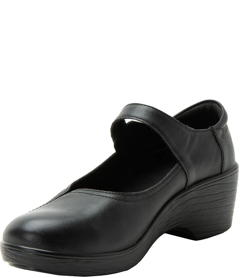 Alegria Saylar Leather Mary Jane Pumps