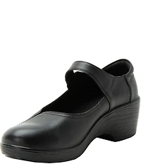 Alegria Saylar Leather Mary Jane Pumps