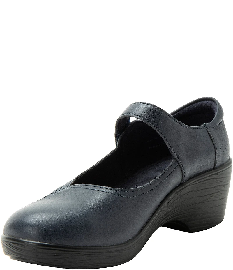 Alegria Saylar Leather Mary Jane Pumps