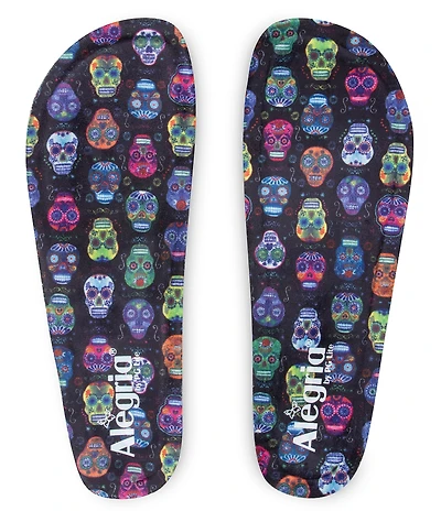 Alegria Sugar Skulls Print Replacement Footbeds