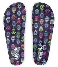 Alegria Sugar Skulls Print Replacement Footbeds