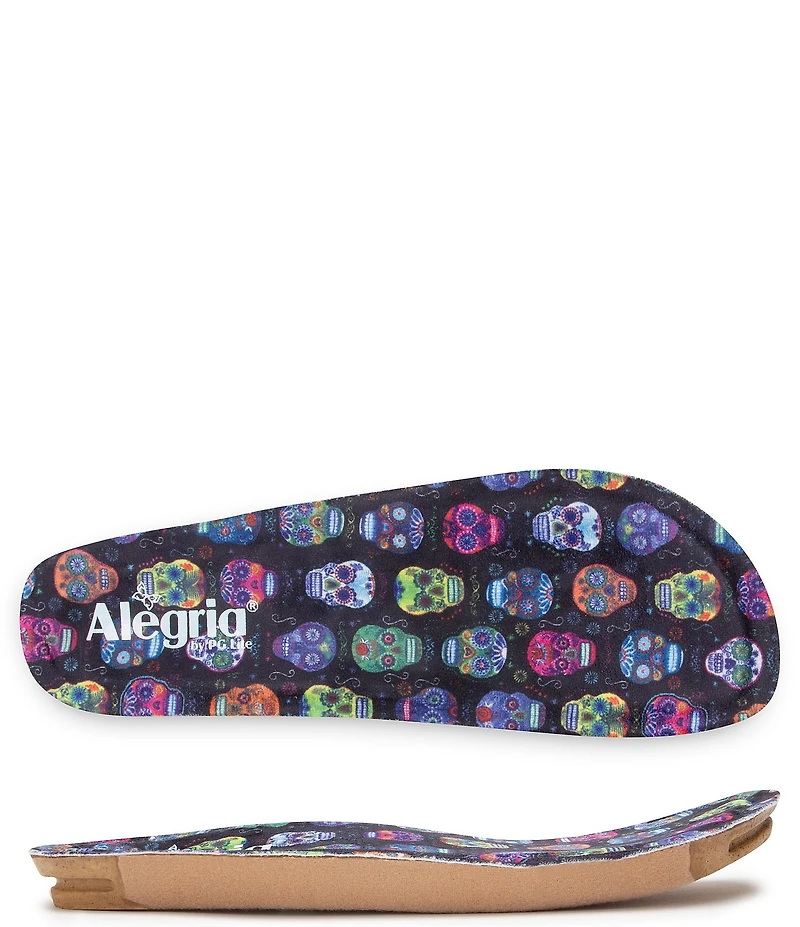 Alegria Sugar Skulls Print Replacement Footbeds