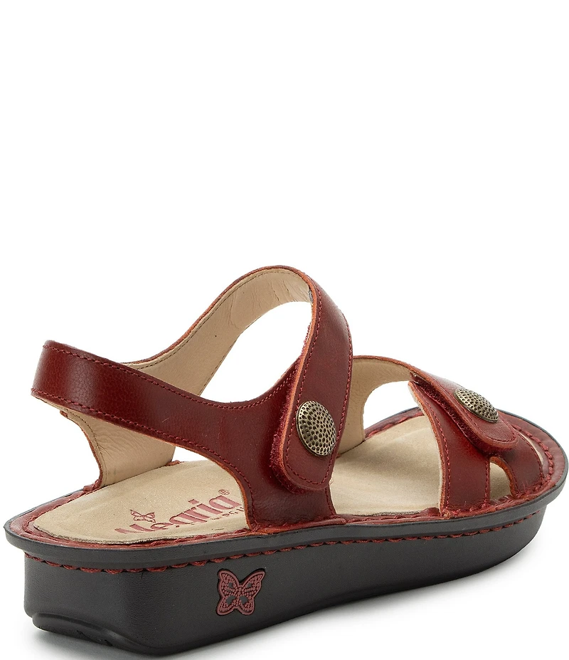 Alegria Vienna Leather Platform Sandals