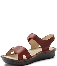 Alegria Vienna Leather Platform Sandals
