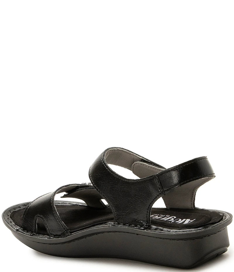 Alegria Vienna Leather Platform Sandals