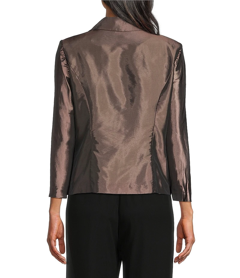 Alex Evenings 3/4 Sleeve Gathered Waist Embellished Closure Twin Set