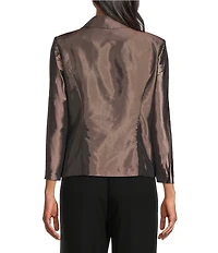 Alex Evenings 3/4 Sleeve Gathered Waist Embellished Closure Twin Set