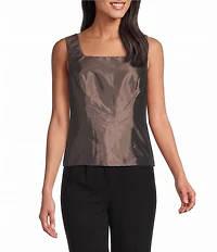 Alex Evenings 3/4 Sleeve Gathered Waist Embellished Closure Twin Set