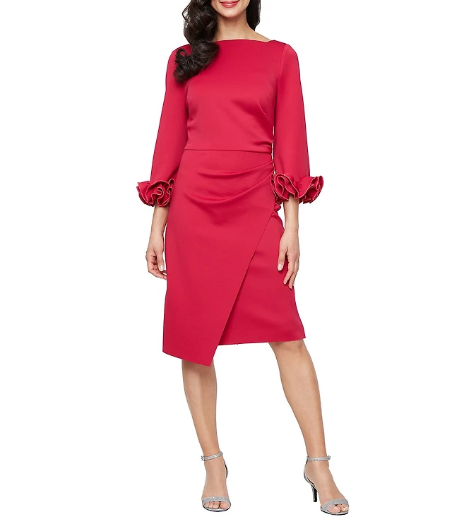 alex evenings embellished ruched sheath dress Alex Evenings Compression Embellished Ruched Sheath Dress - Light Blue