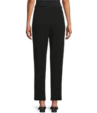 Alex Evenings Cropped Crepe Straight Leg Pants