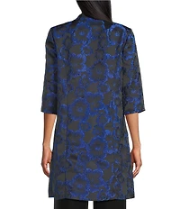 Alex Evenings Floral Print Duster 2-Peice Jacket Set