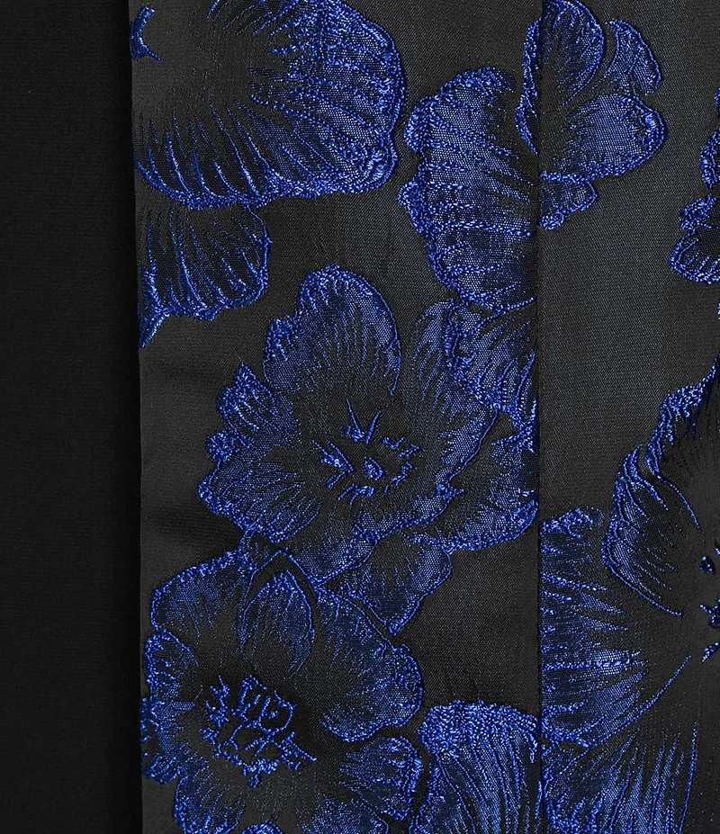 Alex Evenings Floral Print Duster 2-Peice Jacket Set