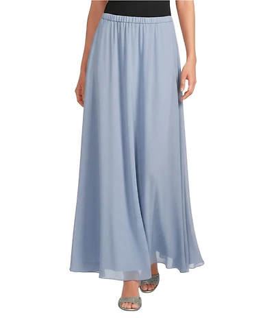 Alex Evenings Long Chiffon A Line Full Skirt