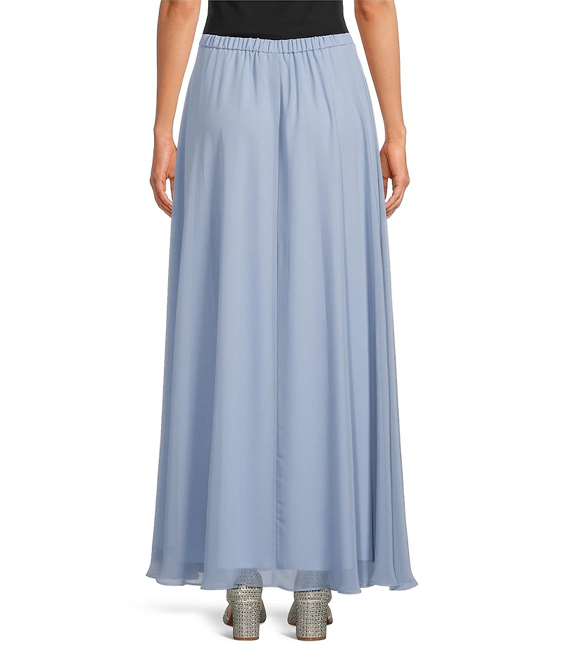 Alex Evenings Long Chiffon A Line Full Skirt