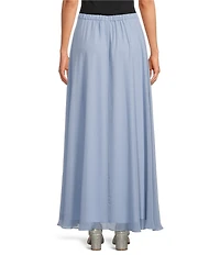 Alex Evenings Long Chiffon A Line Full Skirt