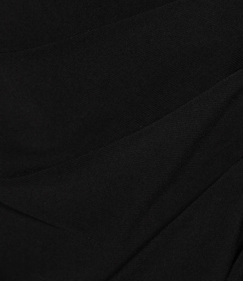Alex Evenings Petite Size Sleeveless Embellished Crew Neck Front Slit Gown
