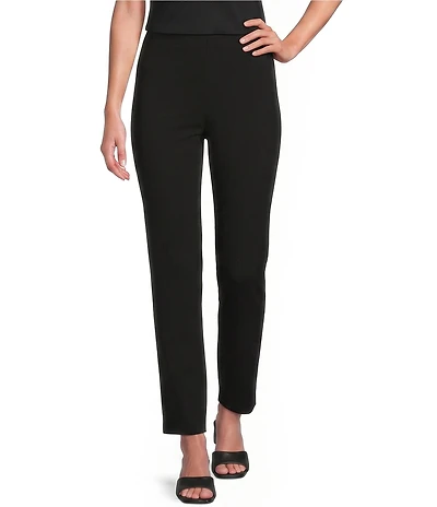 Alex Evenings Petite Size Slim Crop Stretch Crepe Pants