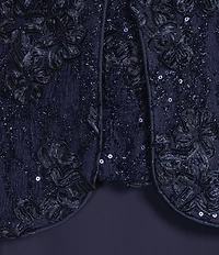 Alex Evenings Soutache Midi 2-Piece Midi Jacket Dress