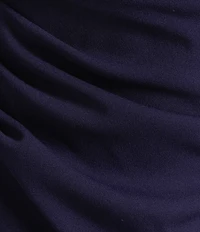 Alex Evenings Stretch Crepe Illusions Neck Column Long Gown