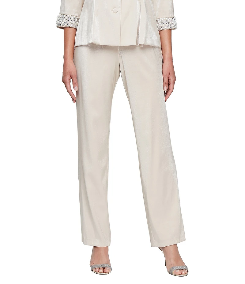 Alex Evenings Stretch Shimmer Pants