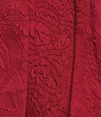 Alex Evenings Textured Jacquard Knit Embellished Neck Twinset Jacket