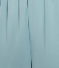 Alex Evenings Wide Leg Mid Rise Chiffon Pants
