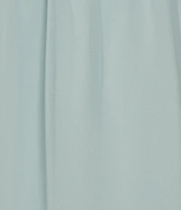 Alex Evenings Wide Leg Mid Rise Chiffon Pants