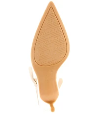 Alex Marie Aaileen Bow Leather Slingback Pumps