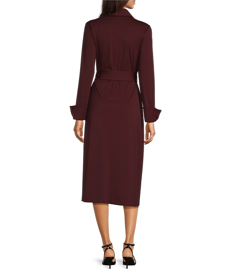 Alex Marie Adaline Jetset-Tech Super Stretch Wrap Midi Dress