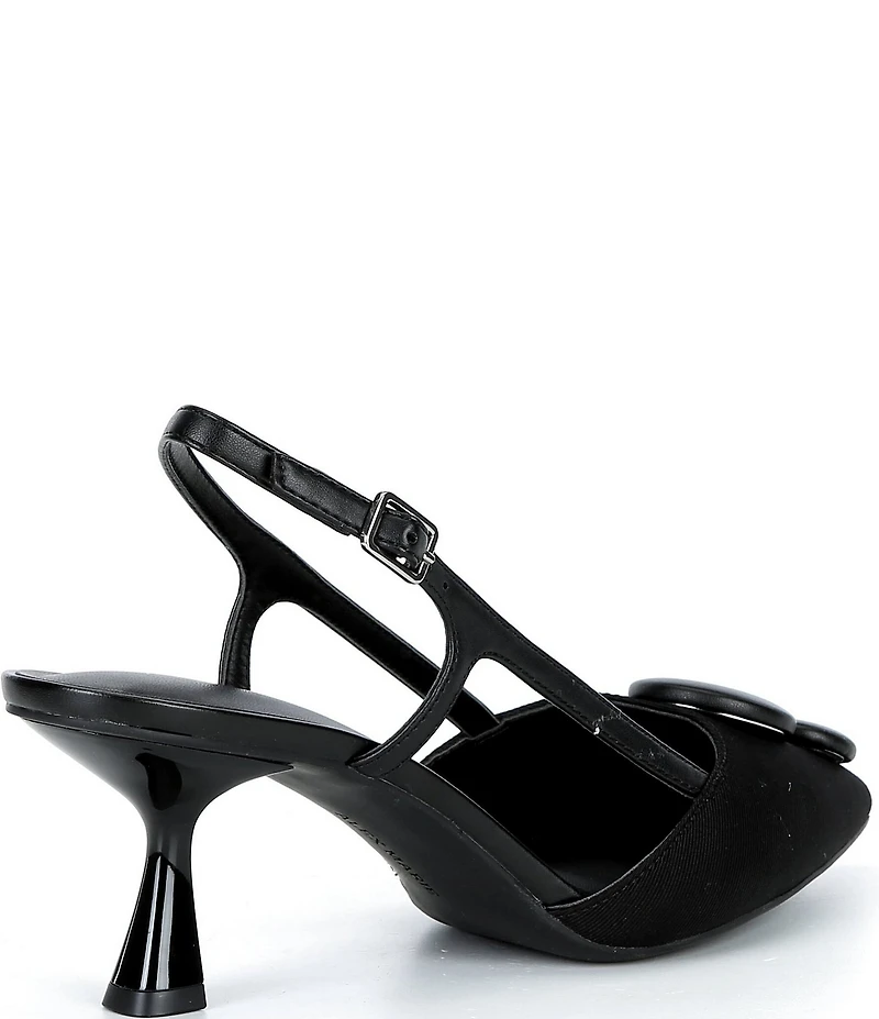 Alex Marie Alix Faille Ornament Slingback Pumps
