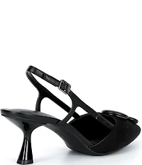 Alex Marie Alix Faille Ornament Slingback Pumps