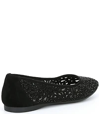 Alex Marie Altana Suede Laser-Cut Rhinestone Flats