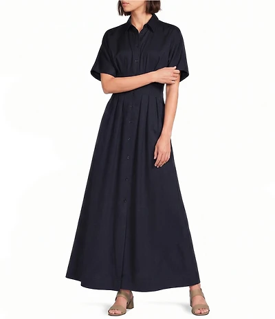 Alex Marie Amber Stretch Collared Short Sleeve Dress