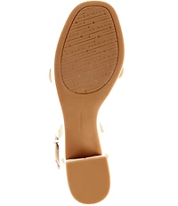 Alex Marie Anette Leather Cross Band Platform Sandals