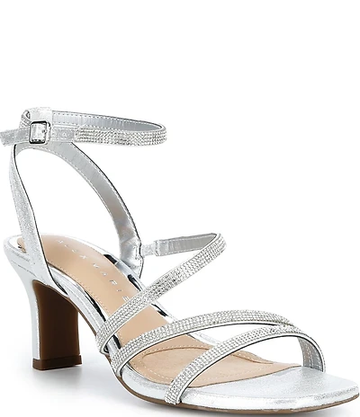 Alex Marie Anna Rhinestone Embellished Strappy Dress Sandals