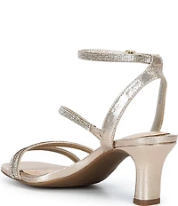 Alex Marie Anna Rhinestone Embellished Strappy Dress Sandals