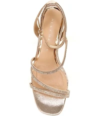 Alex Marie Anna Rhinestone Embellished Strappy Dress Sandals