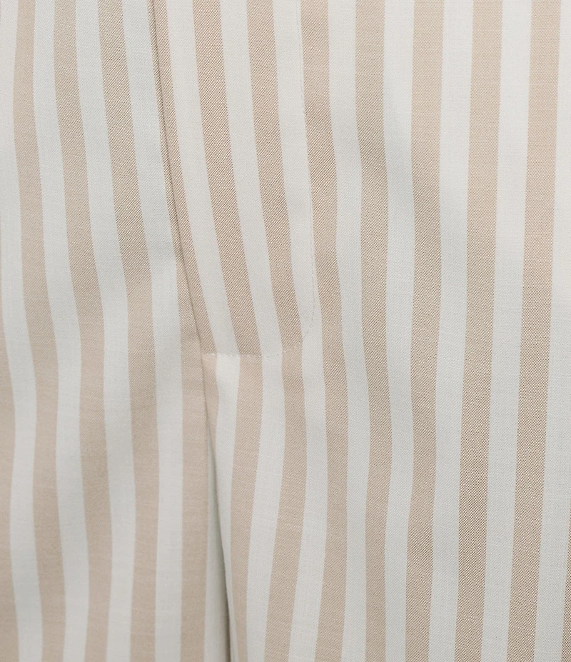 Alex Marie Anne Striped Straight Leg Coordinating Cargo Pants