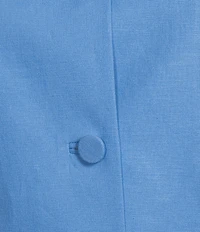 Alex Marie Annie Jewel Neckline Sleeveless Stretch Linen Coordinating Blouse