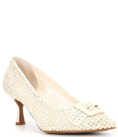 Alex Marie Ashton Macrame Buckle Hardware Pumps