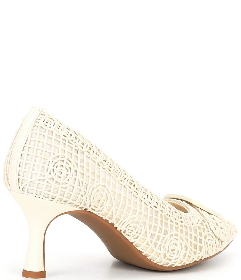 Alex Marie Ashton Macrame Buckle Hardware Pumps