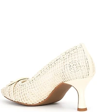 Alex Marie Ashton Macrame Buckle Hardware Pumps