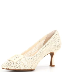 Alex Marie Ashton Macrame Buckle Hardware Pumps