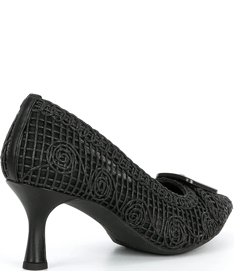 Alex Marie Ashton Macrame Buckle Hardware Pumps