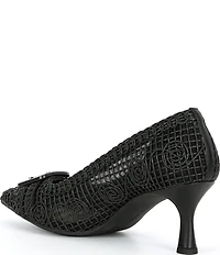 Alex Marie Ashton Macrame Buckle Hardware Pumps