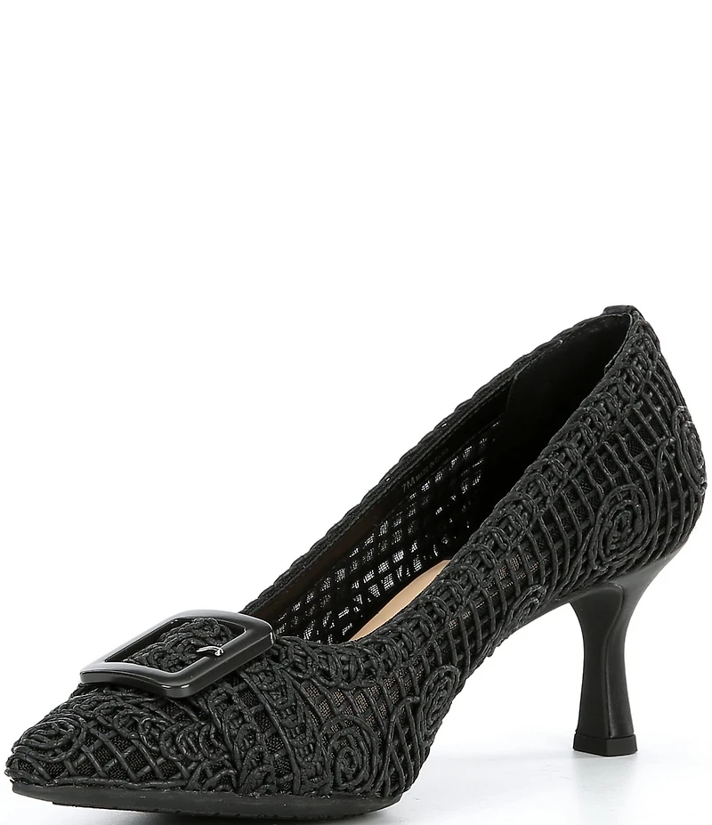 Alex Marie Ashton Macrame Buckle Hardware Pumps
