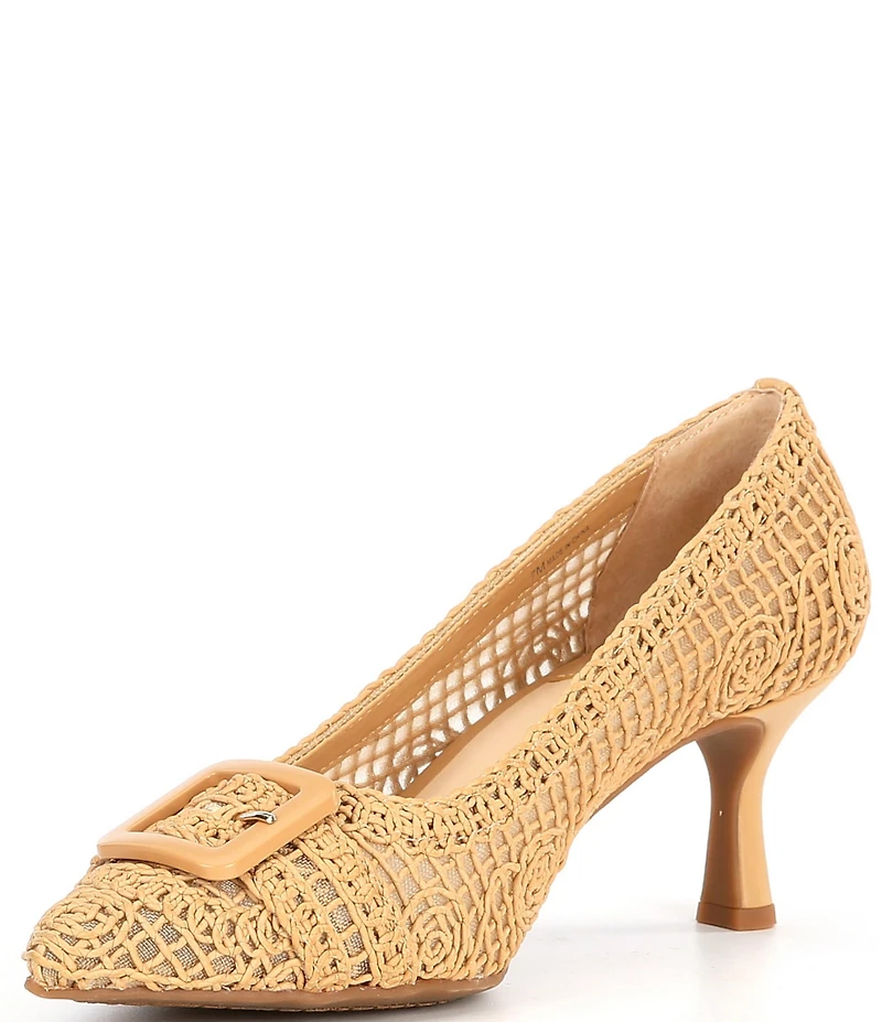 Alex Marie Ashton Macrame Buckle Hardware Pumps