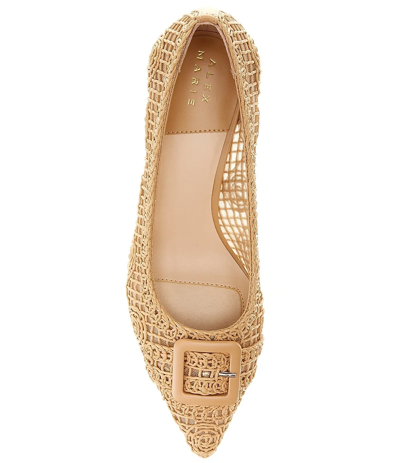 Alex Marie Ashton Macrame Buckle Hardware Pumps
